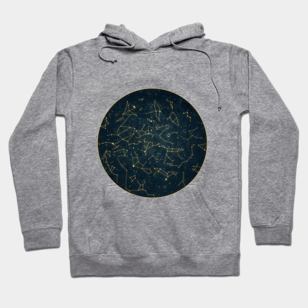 Constellations Hoodie by MCAshe spiritual art 